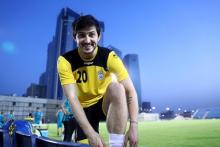 استوری سردار آزمون از یک کافه دونفره با همسرش