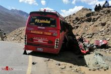 ۱۳ کشته در واژگونی مرگبار اتوبوس پاکستانی