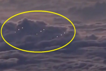 عکسی از آدم فضایی‌ها روی اقیانوس آرام؟