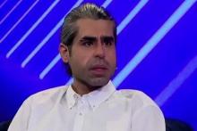 جمله عجیب روی لباس امیر نوری در دیدار با اکبری عبدی