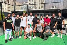 تمرین مشترک وریا غفوری و گلزار با سرخابی‌های سابق