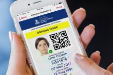 ارائه گواهینامه رانندگی دیجیتال روی تلفن همراه