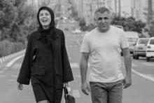 لیلا حاتمی و مانی حقیقی پشت صحنه مراسم نمایش فیلم در برلین