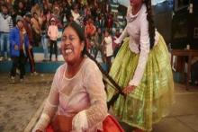 جشنواره کشیدن موی زنان در بولیوی!