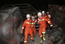 محل قرنطینه بیماران کرونا در چین فرو ریخت