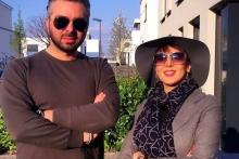 عکس دونفره لیلا بلوکات با مجری ماهواره ای!