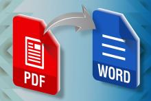 نحوه تبدیل فایل PDF به Word 