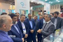 تصاویر بازدید تعدادی از مدیران ارشد کشور از پاویون محصولات فناورانه در نمایشگاه تلکام 