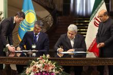 تفاهم همکاری حوزه های فناورانه بین ایران و قزاقستان امضا شد