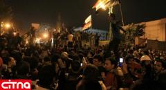اعتراض تظاهرکنندگان مصری به برنامه‌های تلویزیون دولتی مصر