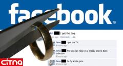  "فیس بوک" عامل یک سوم طلاق‌ها