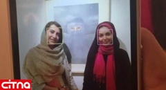 آزاده نامداری حضورش در نمایشگاه نقاشی را رسانه‌ای کرد! (+عکس)