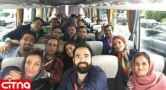 عکس سلفی خبرنگاران ایرانی پس از توافق 