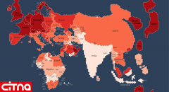 نقشه جهانی کاربران اینترنت منتشر شد