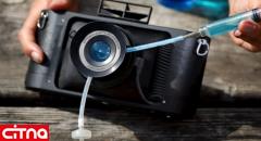 تولید دوربینی که لنزش با آب پر می‌شود!