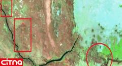 ببینید| انتشار تصاویر ماهواره‌ای از آتش‌سوزی گسترده در تالاب هویزه عراق