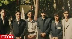 عکس آذری جهرمی در دوران دانشجویی
