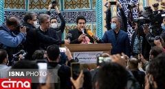 صحبت‌های همایون شجریان در مراسم تشییع پدرش در تهران