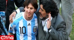 پست احساسی لیونل مسی برای دیگو مارادونا