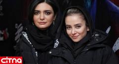 الناز حبیبی و لیندا کیانی در اکران مردمی «صحنه زنی»