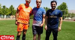 عاقبت فوتبال بازی کردن علی کریمی با خبرنگاران ورزشی!(+عکس)
