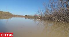 انفجار در دهانه رودخانه قره سو برای تخلیه سیلاب گلستان