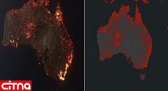 عکس واقعی ناسا از جهنم استرالیا