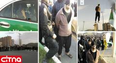 اعدام قاتل اراک با طناب زرد در ملاعام (+تصاویر)