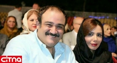 سلفی مهران غفوریان با همسرش پس از عمل جراحی