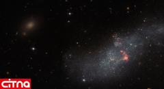 تصویر مخوف هابل از کهکشان کوتوله!
