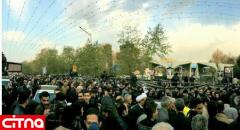 تجمع دوستداران هاشمی مقابل دانشگاه تهران (+عکس)