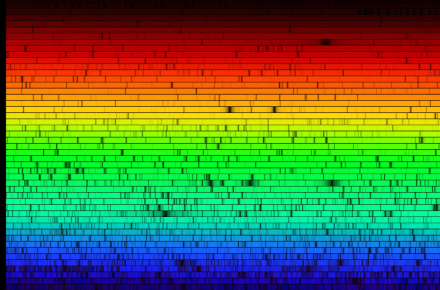 طیف نور خورشید