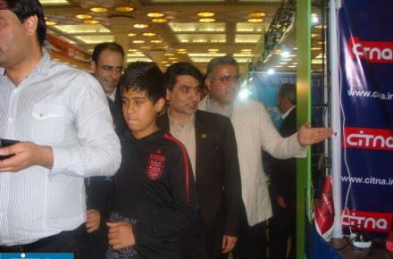با مهمانان سیتنا در نوزدهمین نمایشگاه بین المللی مطبوعات و خبرگزاری‎ها
