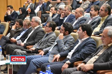 گزارش تصویری/ حضور معاون رئیس جمهور و وزرای ارتباطات و کار در همایش مدیران پست بانک