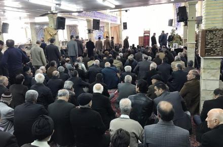 گزارش تصویری/ مراسم تشییع و اقامه نماز بر پیکر حاج غلامرضا فاتح