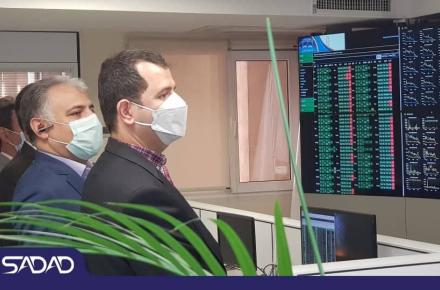 بازدید ریاست اداره کل عملیات بانکی بانک ملی از شرکت داده ورزی سداد 