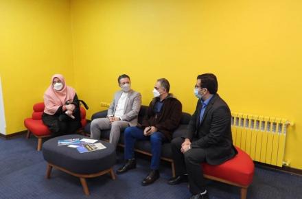 بازدید اعضای هیئت مدیره اتحادیه صادرکنندگان صنعت مخابرات ایران از مجموعه مرکز نوآوری افق +تصاویر