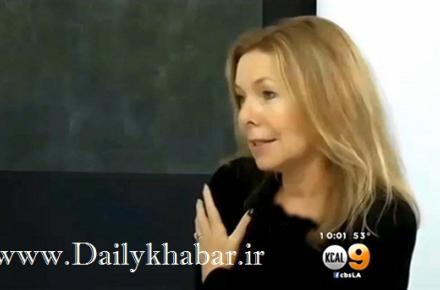 اقدام وحشتناک خانم برهنه بر فراز برج پزشکان! +عکس