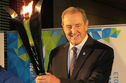 مشعل الکترونیکی المپیک بر روی صفحه LED روشن شد!