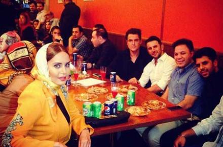 تصاویر یک جشن شبانه در اینستاگرام الناز شاکردوست و محمدرضا گلزار 