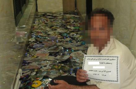 دستگیری عامل تکثیر و پخش CDهای غیراخلاقی در سطح شهر تهران 