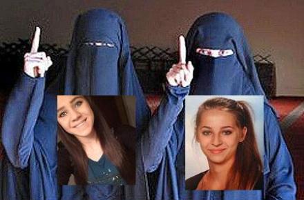 تصاویر عجیب دختران اتریشی، قبل و بعد از جهاد نکاح در اینترنت!