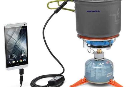 شارژ گوشی موبایل با قابلمه! +عکس