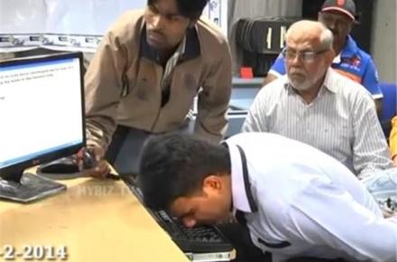 ثبت رکورد سرعت تایپ با بینی! + تصویر 