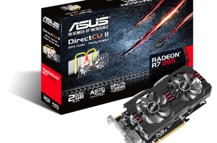 عرضه‎ی کارت گرافیکی R7 265 DirectCU II ایسوس با همکاری AMD +تصاویر