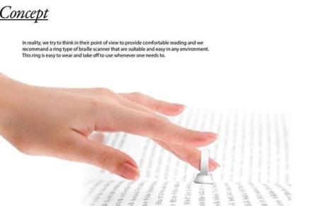 انگشتری کاربردی ویژه‎ی نابینایان +تصاویر