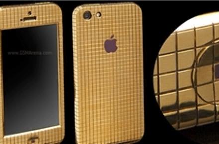 آیفون 5 جدید مزین به طلا و الماس عرضه شد