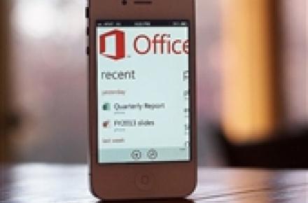انتشار مایکروسافت آفیس برای آی‌فون 