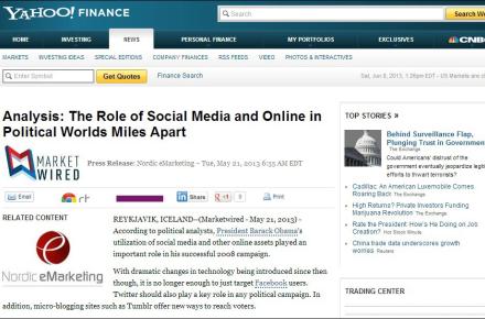 انعکاس فعالیت مجازی هواداران قالیباف در یاهو