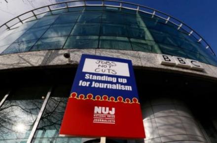 کارکنان BBC در اعتراض به برخوردهای تهدیدآمیز اعتصاب کردند